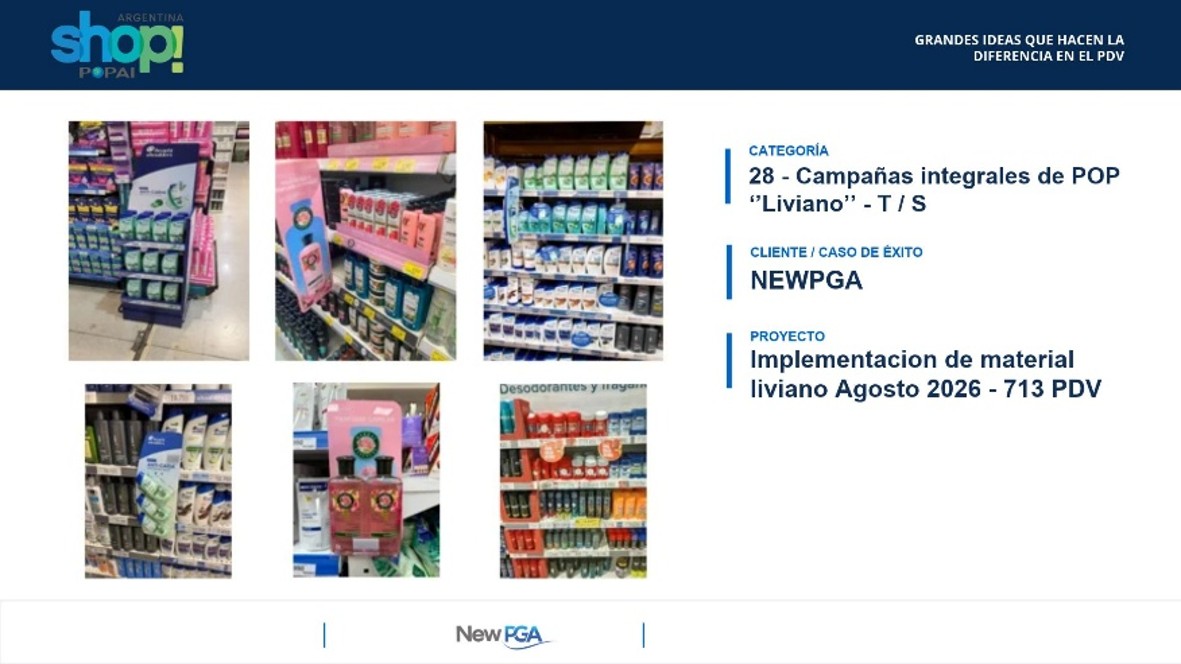 Campaña Nacional Implementación de POP – NewPGA & SONA TMS